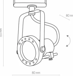 Sklep Kaja Lampa studyjna do szyny jednofazowej TK 4065 TRACER | Kaja Oświetlenie