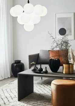 Cheap Lampa sufitowa czarna oprawa kuliste klosze 107911 | Kaja Oświetlenie Żyrandole Nowoczesne