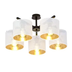 Sklep Kaja Lampa sufitowa do eleganckiego salonu 1145/5 JORDAN | Kaja Oświetlenie