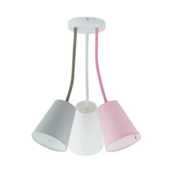 Cheap Lampa sufitowa do pokoju dziewczynki TK 6024 z serii WIRE KIDS | Kaja Żyrandole Nowoczesne