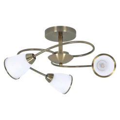 Sklep Kaja Lampa sufitowa do sypialni K-JSL-6059/3 AB PLATO | Kaja Oświetlenie