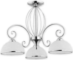 Sklep Kaja Lampa sufitowa do sypialni glamour O2493 W3 CH INDRA | Kaja