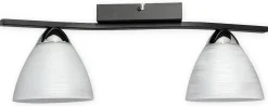 Sklep Kaja Lampa sufitowa, dwa stożkowe klosze O3272 P2 CZA + CH z serii BAFER