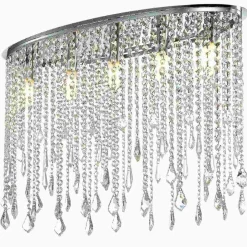 Sklep Kaja Lampa sufitowa glamour z kryształkami MA04928C-005 KAAS | Kaja