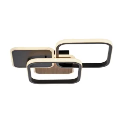 Sklep Kaja Lampa sufitowa LED z dodatkiem drewna 14117-78 SEVENT | Kaja