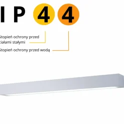 Sklep Kaja Lampa sufitowa listwa LED 120cm LP-7001/1C WH 120 36 CCT IBROS | Kaja