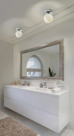 Cheap Lampa sufitowa mała chromowana lampa z kloszem AZ2069 Tao | Kaja Żyrandole Nowoczesne