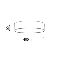 Sklep Kaja Lampa sufitowa na żarówki E27 ⌀40cm ANT 1293 SENGO | Kaja Oświetlenie