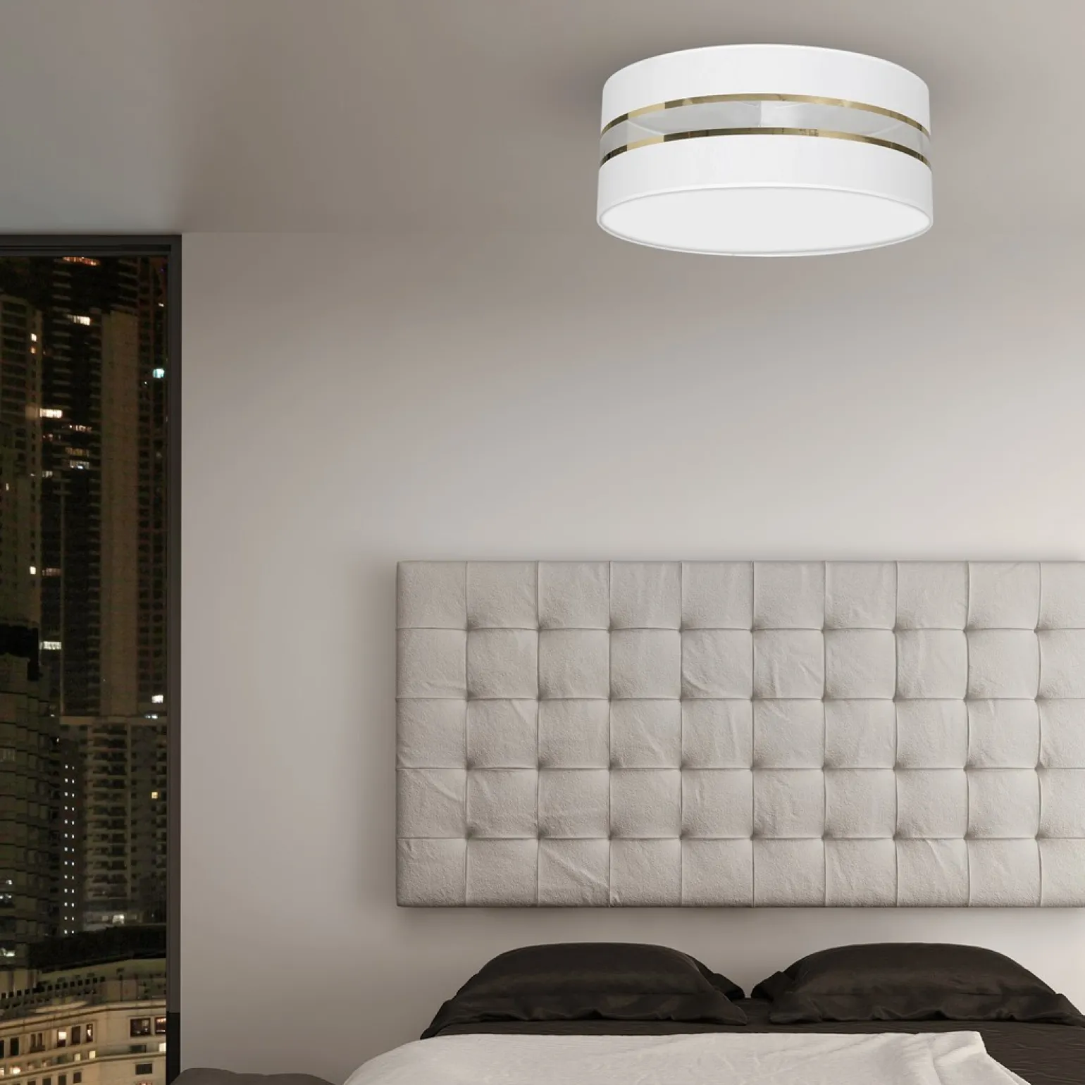 Sklep Kaja Lampa sufitowa, plafon do pokoju dziennego MLP7350 z serii ULTIMO | Kaja Oświetl