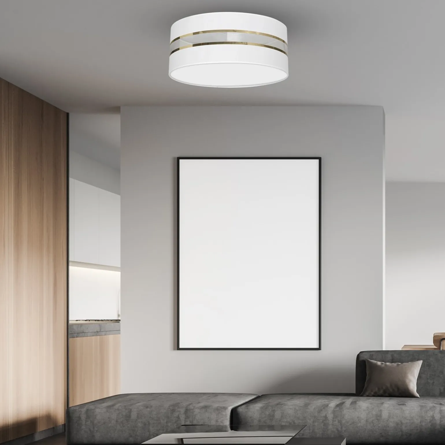 Sklep Kaja Lampa sufitowa, plafon do pokoju dziennego MLP7350 z serii ULTIMO | Kaja Oświetl