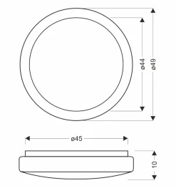 Sklep Kaja Lampa sufitowa, plafon LED w m kolorze 14-20376 z serii JASPER | Kaja Oświe