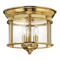 Sklep Kaja Lampa sufitowa, plafon na 3 żarówki HK-GENTRY-F-PB z serii GENTRY