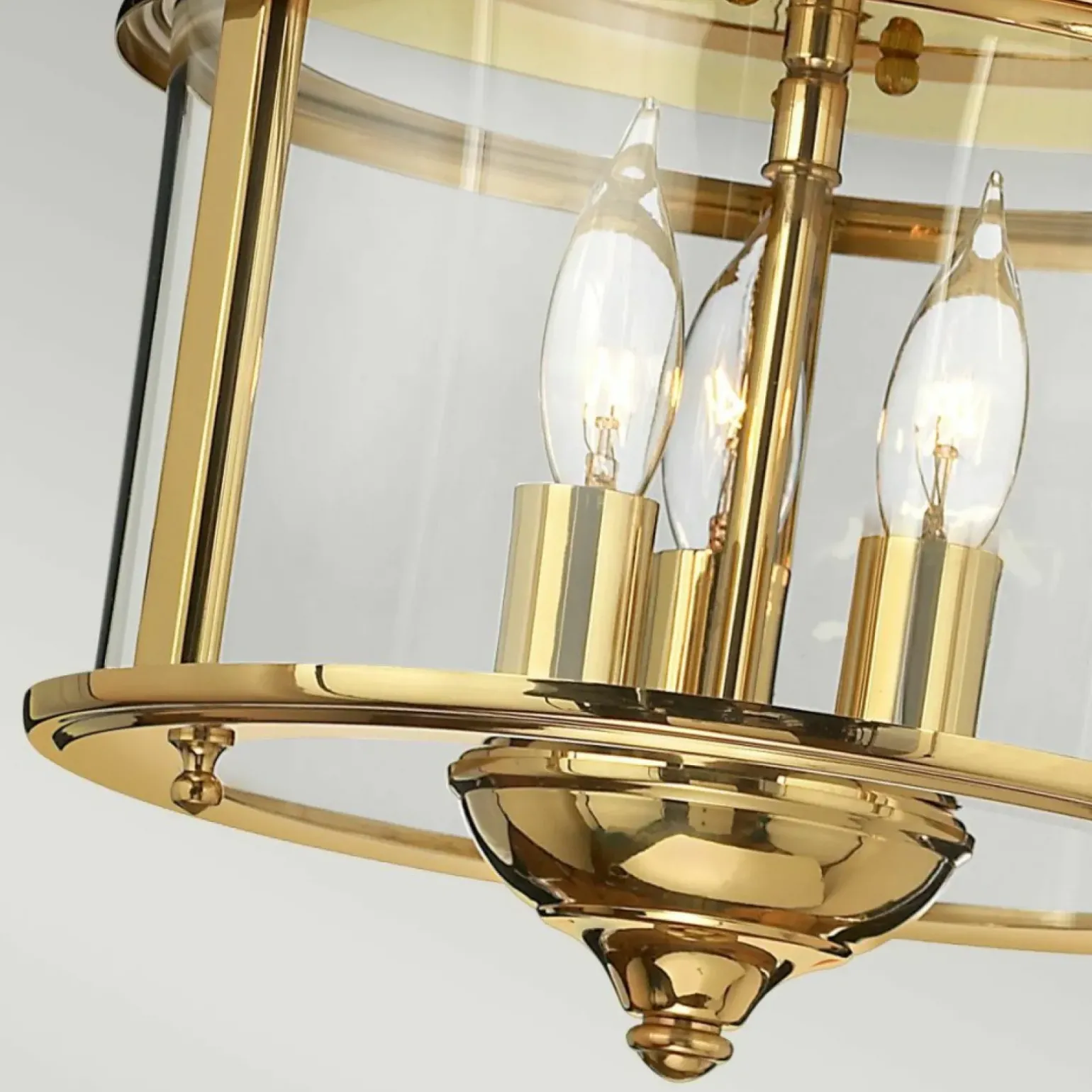 Sklep Kaja Lampa sufitowa, plafon na 3 żarówki HK-GENTRY-F-PB z serii GENTRY