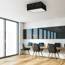 Sklep Kaja Lampa sufitowa, plafon w kształcie kwadratu MLP7293 z serii SENSO | Kaja Oświetl