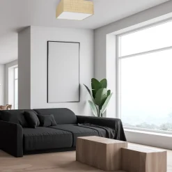 Sklep Kaja Lampa sufitowa, plafon w naturalnych kolorach MLP7485 z serii MARSHALL | Kaja Oś