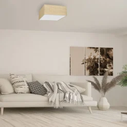 Sklep Kaja Lampa sufitowa, plafon w naturalnych kolorach MLP7485 z serii MARSHALL | Kaja Oś