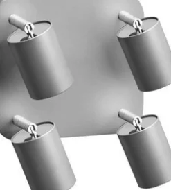 Sale Lampa sufitowa plafon z reflektorami 5844 EYE SPOT | Kaja Oświetlenie Żyrandole Nowoczesne