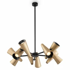 Hot Lampa sufitowa, regulacja kąta świecenia MOD095PL-10BS z serii GIRO Żyrandole Nowoczesne