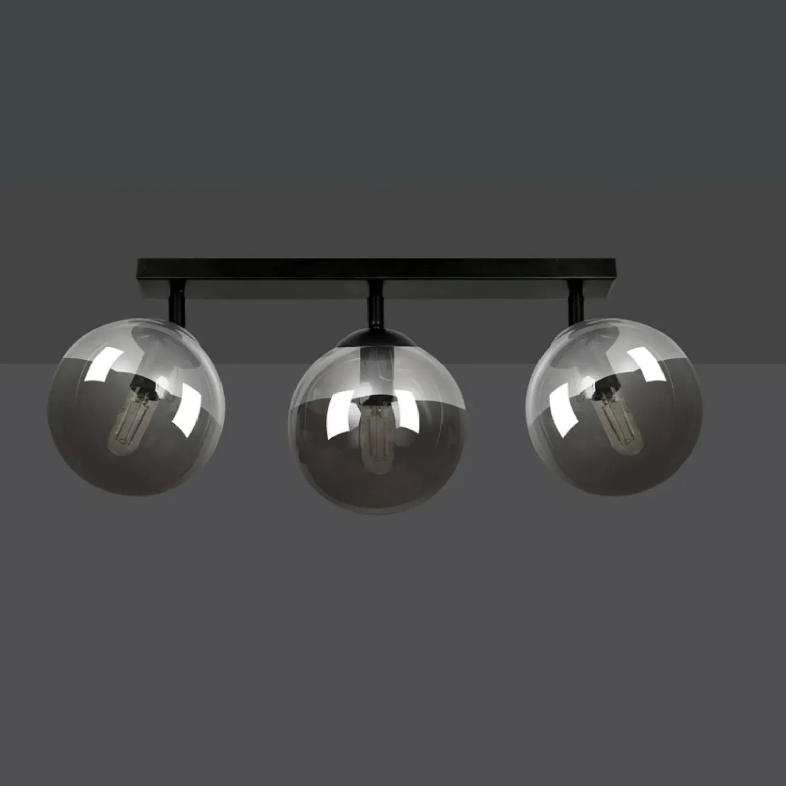 Cheap Lampa sufitowa typu listwa z kulistymi kloszami 777/3 | Kaja Żyrandole Nowoczesne