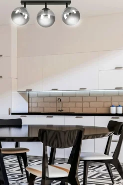 Cheap Lampa sufitowa typu listwa z kulistymi kloszami 777/3 | Kaja Żyrandole Nowoczesne