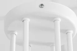 Store Lampa sufitowa w biało-złotym wydaniu K-5314 z serii ELMO Żyrandole Nowoczesne