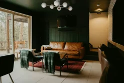 Store Lampa sufitowa w biało-złotym wydaniu K-5314 z serii ELMO Żyrandole Nowoczesne