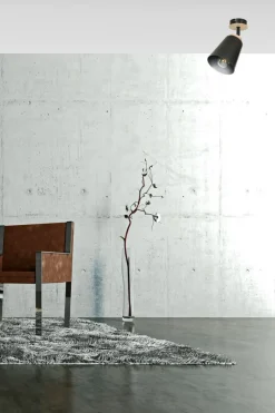 Outlet lampa sufitowa w kolorze czarnym i drewna 725/1 | Kaja Oświetlenie Żyrandole Nowoczesne