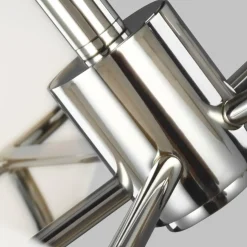 Hot Lampa sufitowa w kolorze niklu, klosze FE-APOLLO5-PN z serii APOLLO Żyrandole Nowoczesne