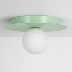 Sklep Kaja Lampa sufitowa w kolorze miętowym, plafon K-5453 z serii ROBIN