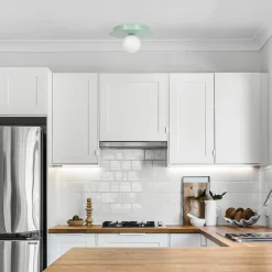 Sklep Kaja Lampa sufitowa w kolorze miętowym, plafon K-5453 z serii ROBIN