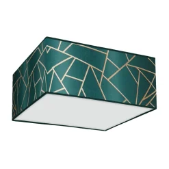 Sklep Kaja Lampa sufitowa w kolorze butelkowej zieleni MLP7574 z serii ZIGGY | Kaja Oświetl