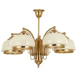 Sklep Kaja Lampa sufitowa w stylu art-deco, złota AL 10445 | Kaja