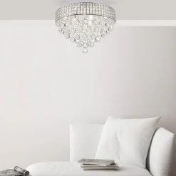 Sklep Kaja Lampa sufitowa w stylu glamour, do sypialni 19027-L z serii CAP