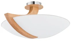 Sklep Kaja Lampa sufitowa w stylu retro z dodatkiem drewna AL 90058 z serii CALMI | Kaja Oś