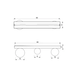 Best Lampa sufitowa w złotym kolorze, z kloszami MLP8397 z serii BIBIONE | Kaja Oświe Żyrandole Nowoczesne