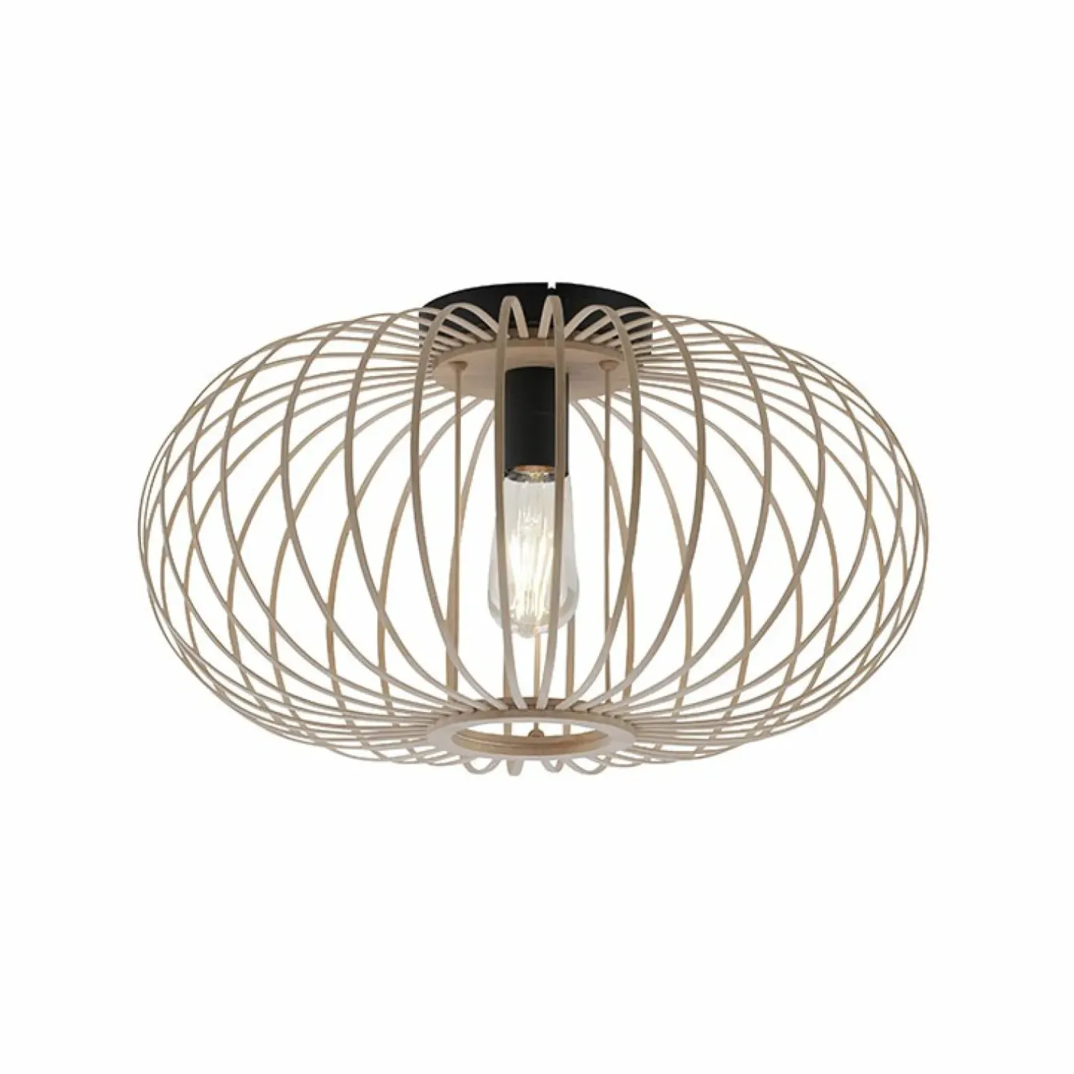 Online Lampa sufitowa wykonana z drewna 11411-79 z serii RACOON | Kaja Żyrandole Nowoczesne