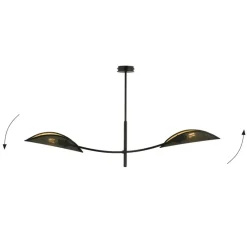 Store Lampa sufitowa z abażurami imitującymi liście 1106/2 LOTUS | Kaja Żyrandole Nowoczesne