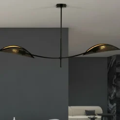 Store Lampa sufitowa z abażurami imitującymi liście 1106/2 LOTUS | Kaja Żyrandole Nowoczesne