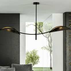 Store Lampa sufitowa z abażurami imitującymi liście 1106/2 LOTUS | Kaja Żyrandole Nowoczesne