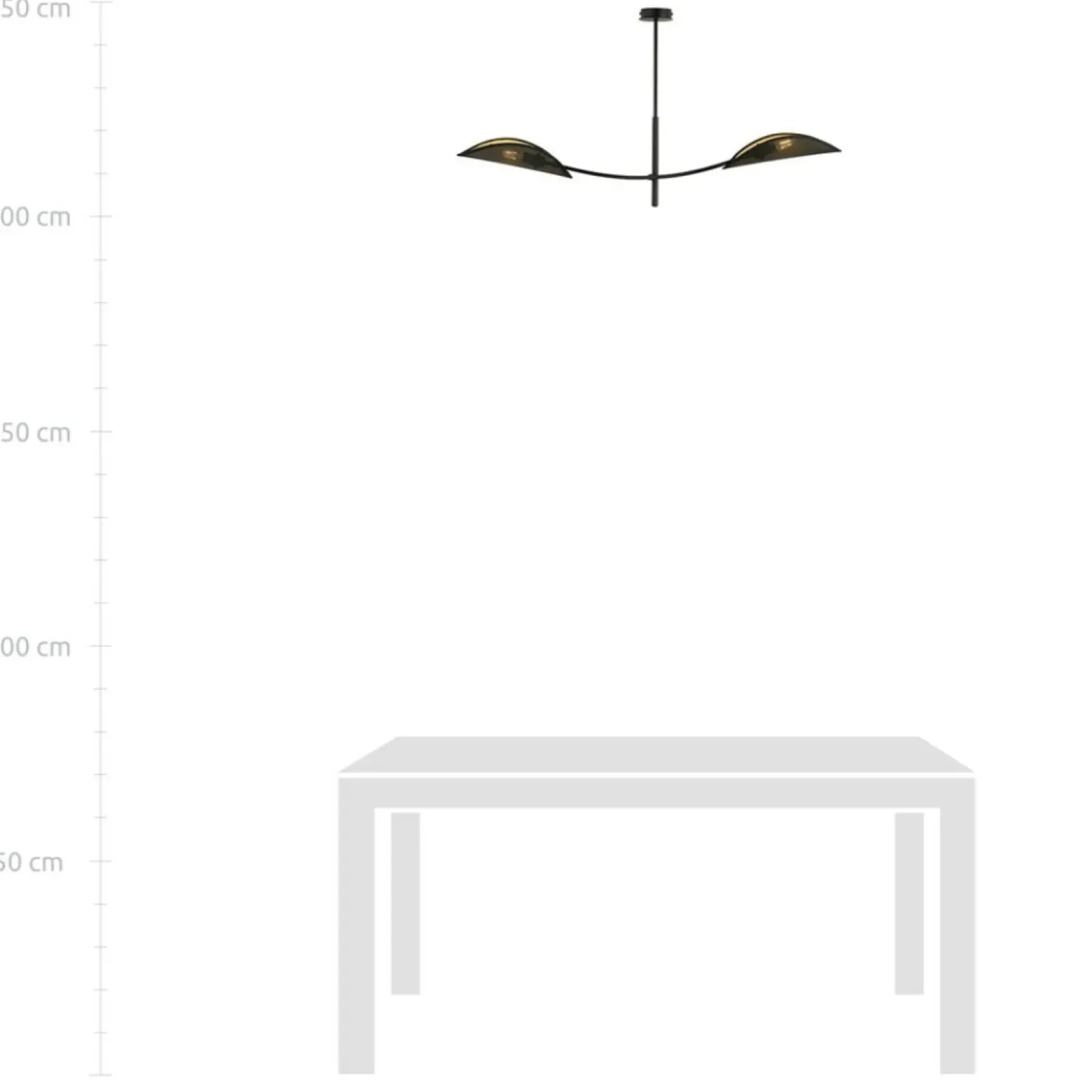 Store Lampa sufitowa z abażurami imitującymi liście 1106/2 LOTUS | Kaja Żyrandole Nowoczesne