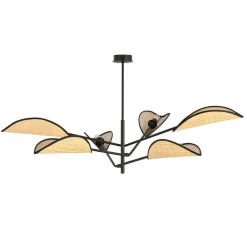 Fashion Lampa sufitowa z abażurami w stylu boho 1160/6 VENE | Kaja Oświetlenie Żyrandole Nowoczesne