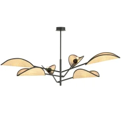 Fashion Lampa sufitowa z abażurami w stylu boho 1160/6 VENE | Kaja Oświetlenie Żyrandole Nowoczesne