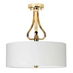 Store Lampa sufitowa z abażurem BATH-FALMOUTH-SF-FG z serii FALMOUTH Żyrandole Nowoczesne