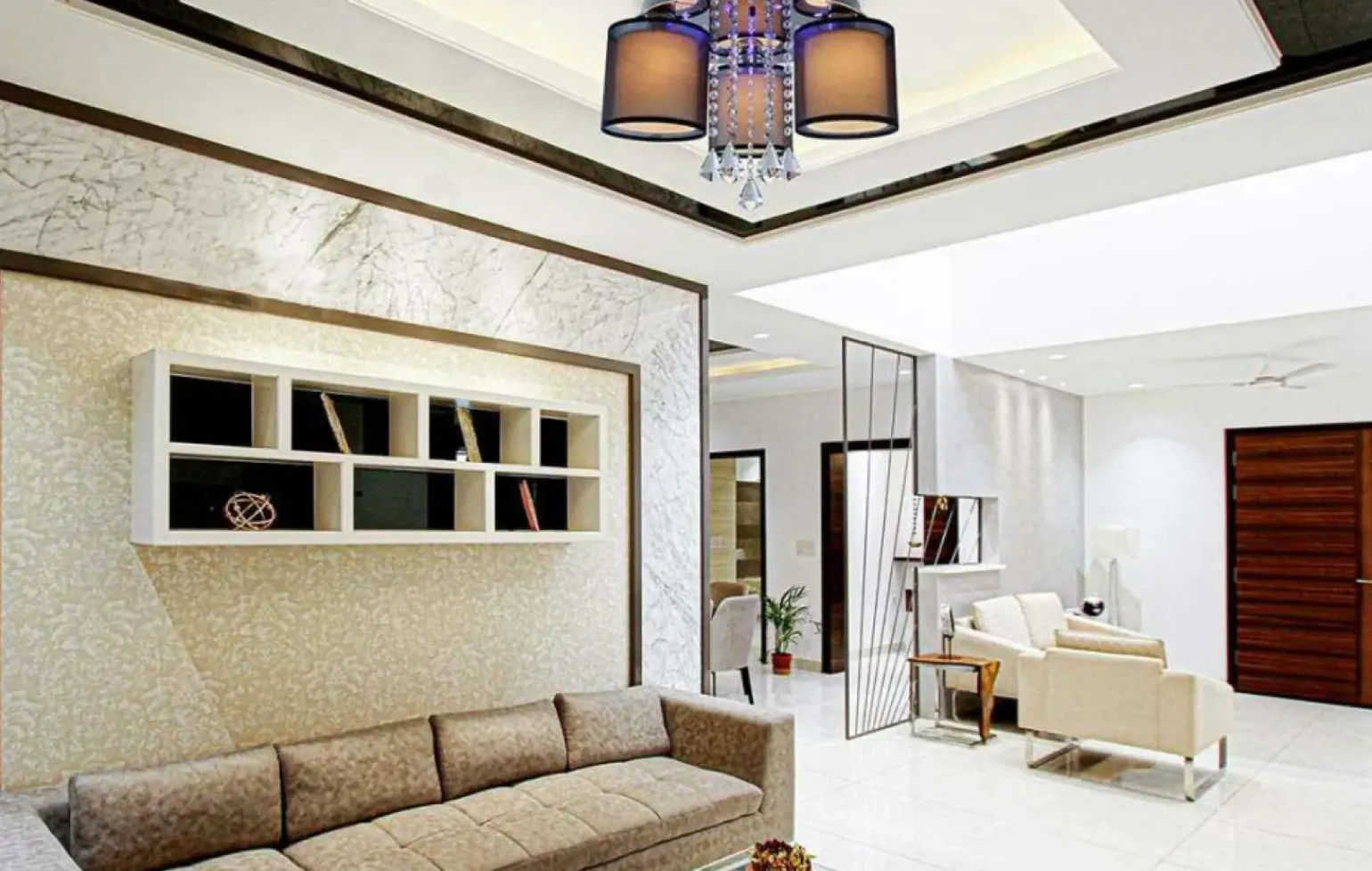 Discount Lampa sufitowa z abażurem w kształcie tuby DRS8007/3 8C | Kaja Żyrandole Nowoczesne