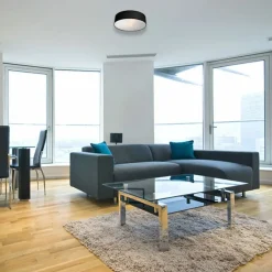 Flash Sale Lampa sufitowa z abażurem ⌀40cm LP-81008/3C BK ALTO | Kaja Oświetlenie Żyrandole Nowoczesne