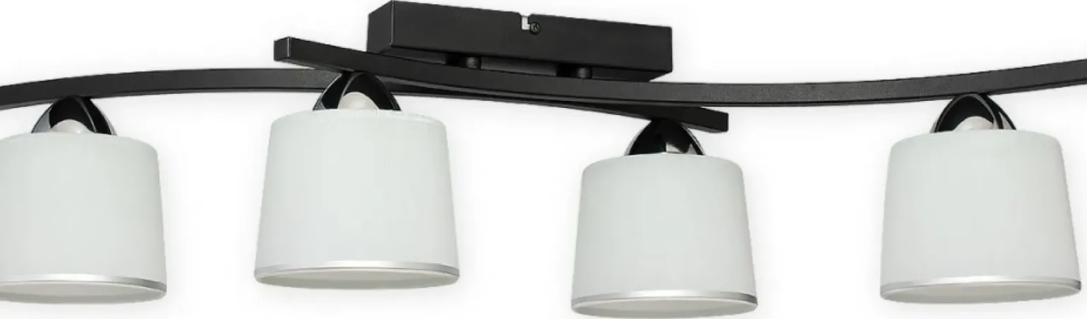 Sklep Kaja Lampa sufitowa z czterema kloszami O3244 P4 CZA + CH z serii ALTAR