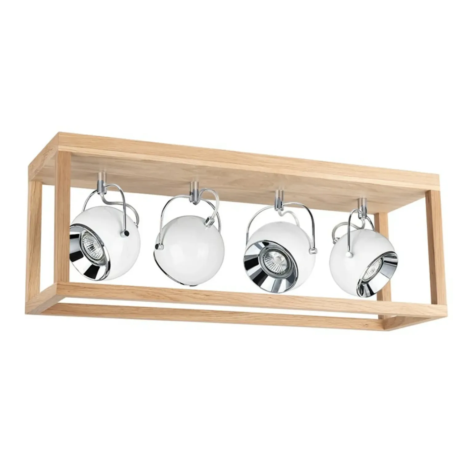 Hot Lampa sufitowa z dębowego drewna, do kuchni 5222474L ROY | Kaja Żyrandole Nowoczesne