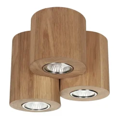 Sale Lampa sufitowa z drewnianymi tubami GU10 2566374 WOODDREAM | Kaja Żyrandole Nowoczesne