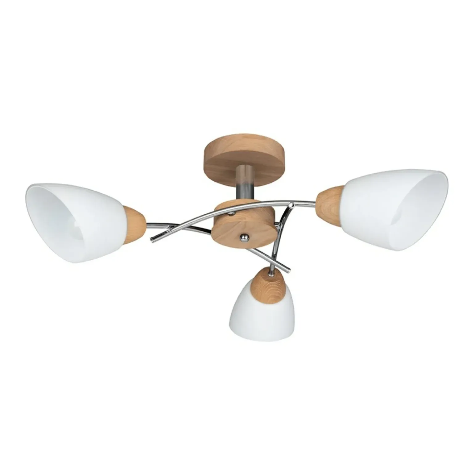 Sklep Kaja Lampa sufitowa z drewnianymi elementami 8141374 VILETTA WOOD | Kaja