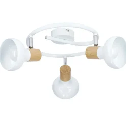 Sklep Kaja Lampa sufitowa z drewnianymi elementami 98-62697 PUERTO | Kaja